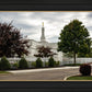 Columbus Temple Cloudy Skies