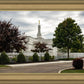 Columbus Temple Cloudy Skies