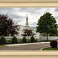 Columbus Temple Cloudy Skies