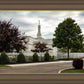 Columbus Temple Cloudy Skies