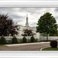 Columbus Temple Cloudy Skies