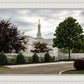 Columbus Temple Cloudy Skies