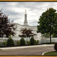 Columbus Temple Cloudy Skies