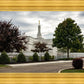Columbus Temple Cloudy Skies