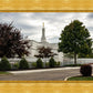 Columbus Temple Cloudy Skies