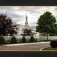 Columbus Temple Cloudy Skies