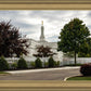 Columbus Temple Cloudy Skies