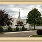 Columbus Temple Cloudy Skies