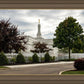 Columbus Temple Cloudy Skies