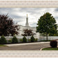 Columbus Temple Cloudy Skies