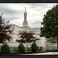 Columbus Temple Cloudy Skies