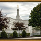 Columbus Temple Cloudy Skies