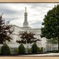 Columbus Temple Cloudy Skies