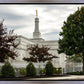 Columbus Temple Cloudy Skies