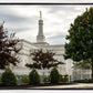 Columbus Temple Cloudy Skies