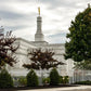 Columbus Temple Cloudy Skies