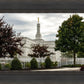Columbus Temple Cloudy Skies