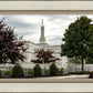Columbus Temple Cloudy Skies