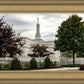 Columbus Temple Cloudy Skies