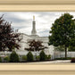 Columbus Temple Cloudy Skies