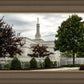 Columbus Temple Cloudy Skies