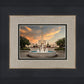 Denver Temple Evening Fountain