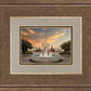 Denver Temple Evening Fountain