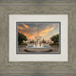 Denver Temple Evening Fountain