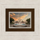 Denver Temple Evening Fountain