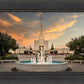 Denver Temple Evening Fountain
