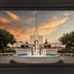 Denver Temple Evening Fountain