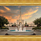 Denver Temple Evening Fountain