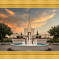 Denver Temple Evening Fountain
