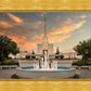 Denver Temple Evening Fountain