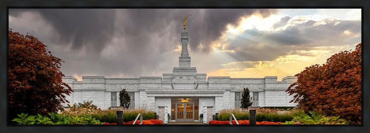 Detroit Temple Radiant Beams Gallery Wrap