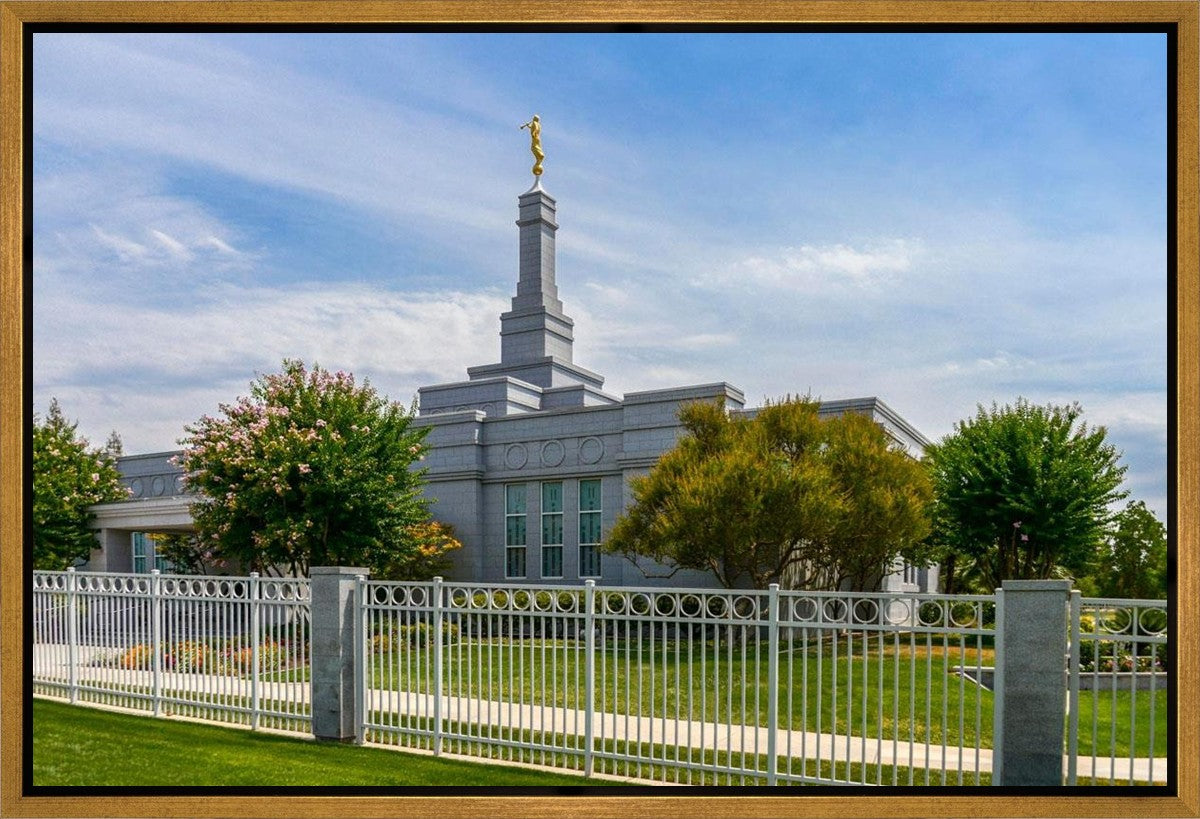 Fresno Temple Summer Afternoon Gallery Wrap