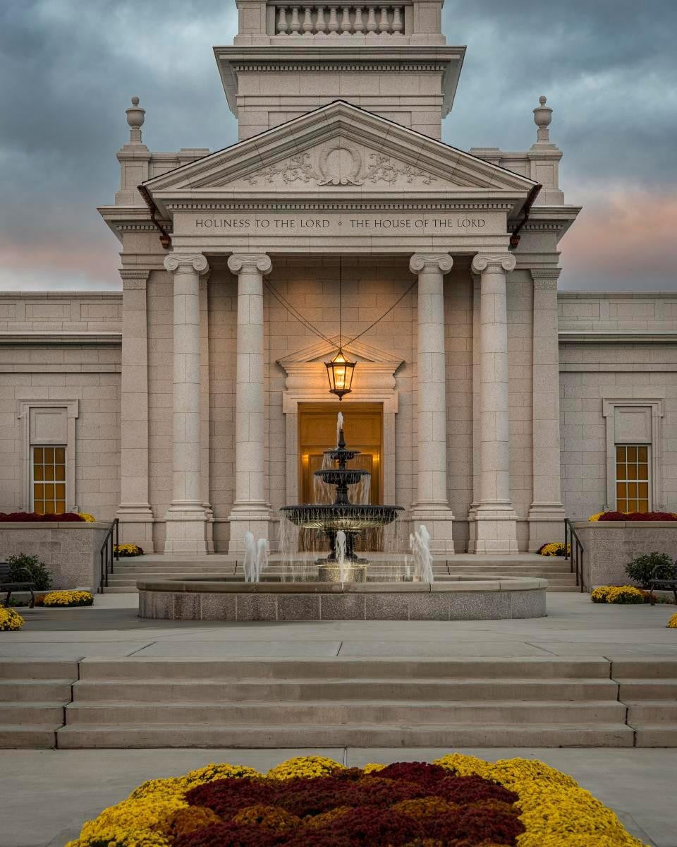 Hartford Temple Eternal Waters Gallery Wrap