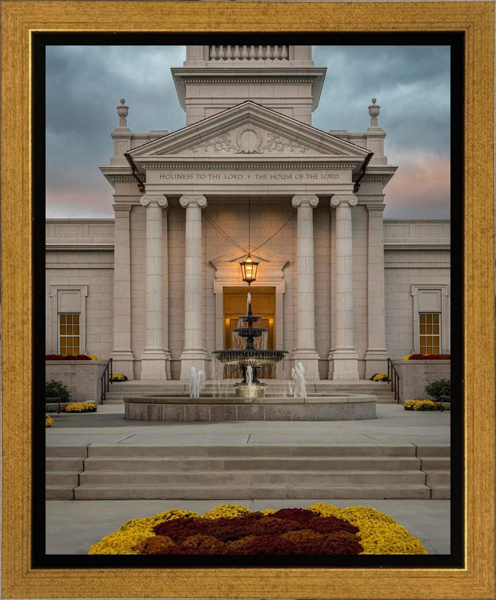Hartford Temple Eternal Waters Gallery Wrap