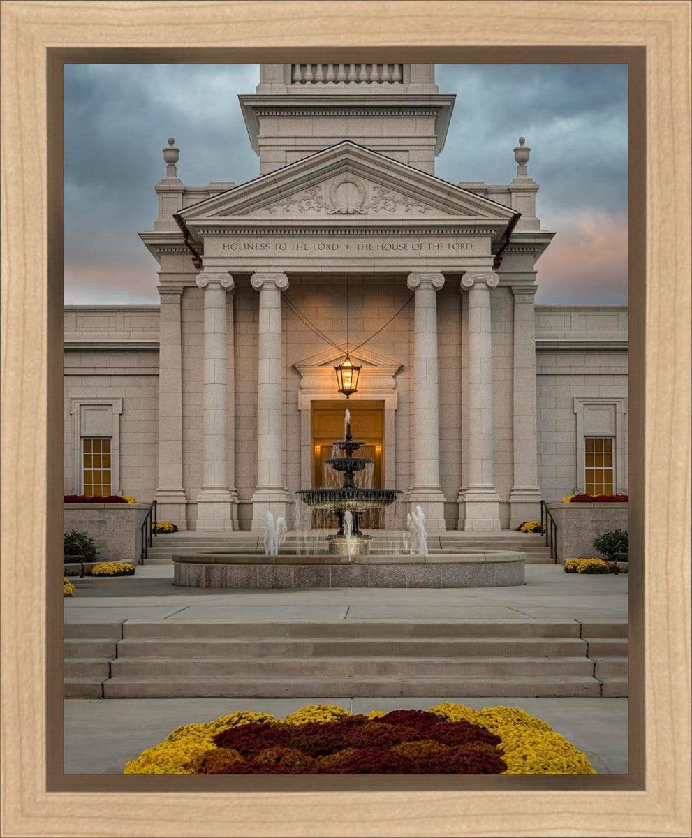Hartford Temple Eternal Waters Gallery Wrap