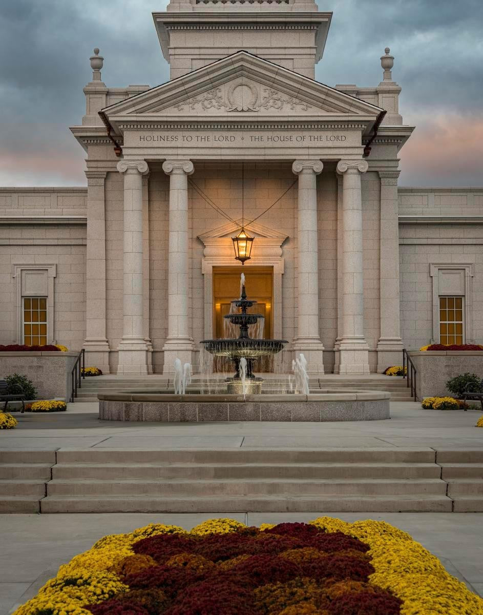 Hartford Temple Eternal Waters Gallery Wrap