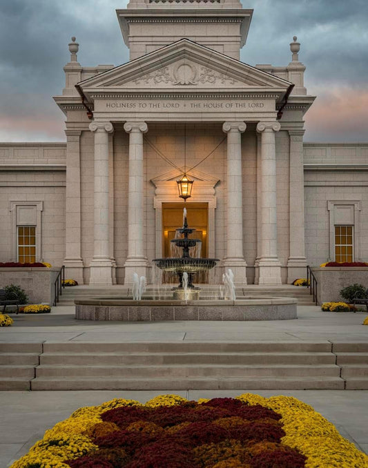 Hartford Temple Eternal Waters Gallery Wrap