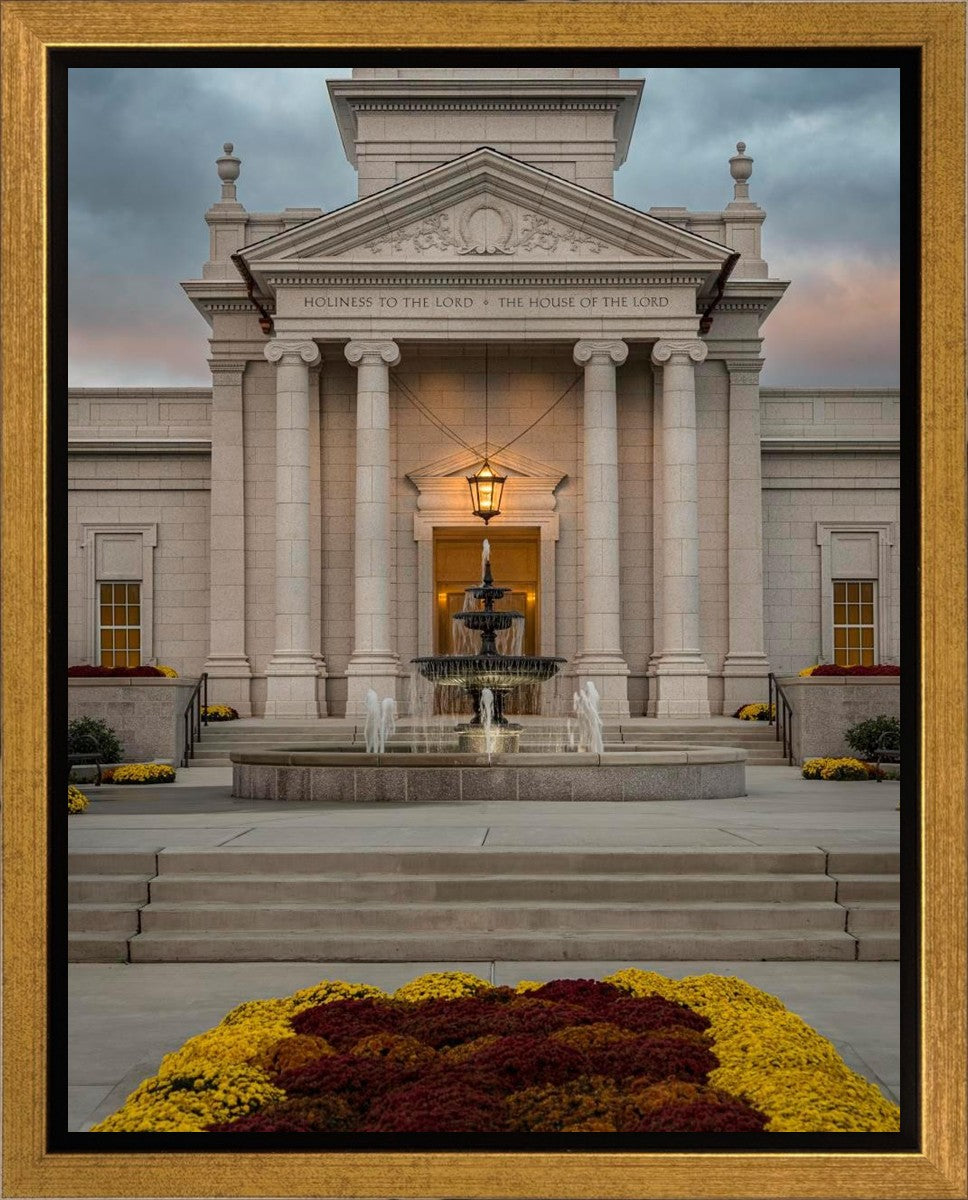 Hartford Temple Eternal Waters Gallery Wrap