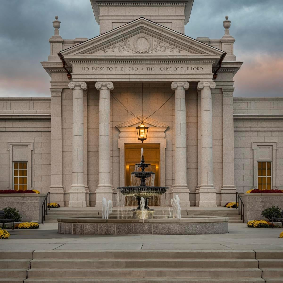Hartford Temple Eternal Waters Gallery Wrap