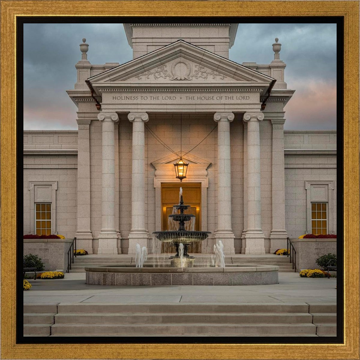 Hartford Temple Eternal Waters Gallery Wrap