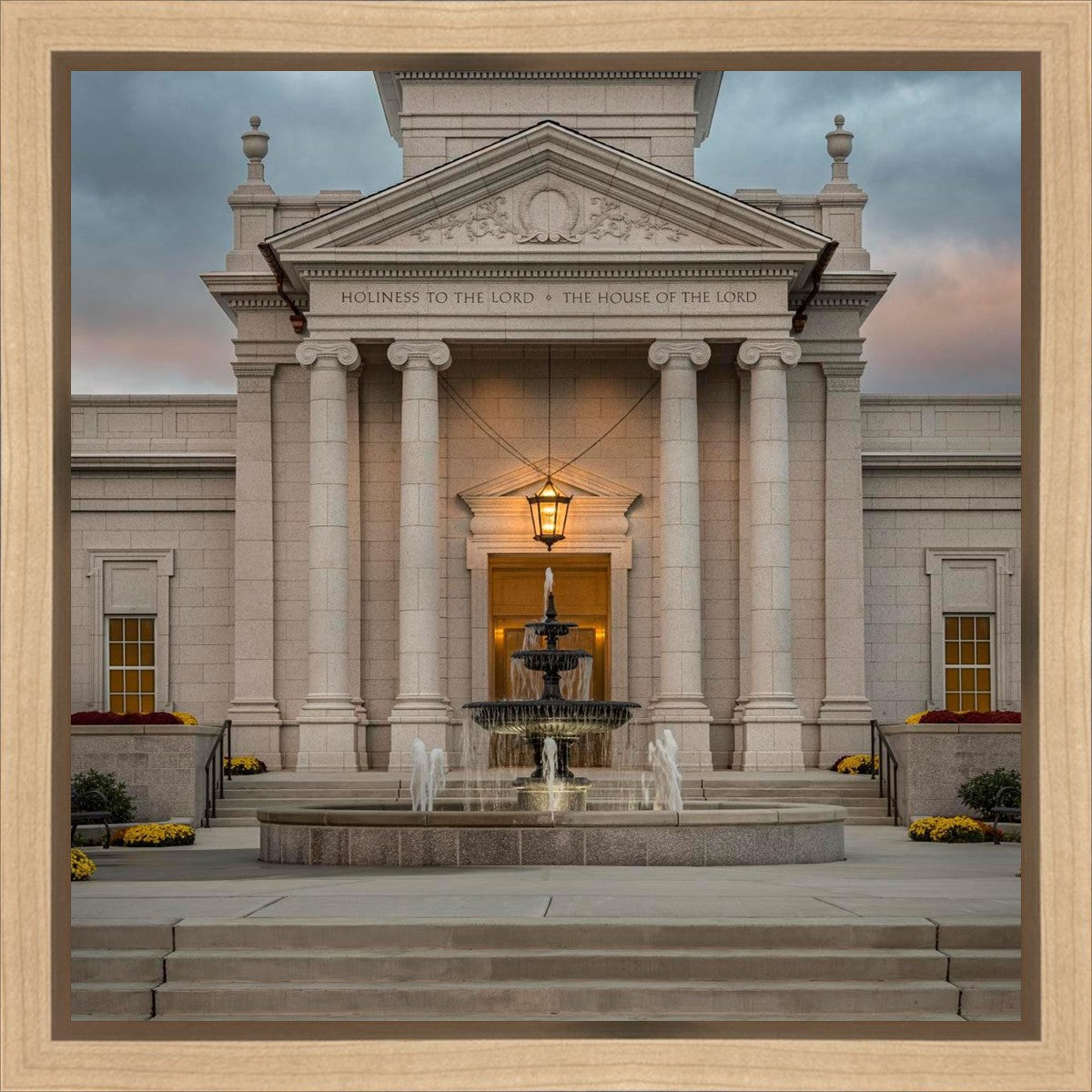 Hartford Temple Eternal Waters Gallery Wrap