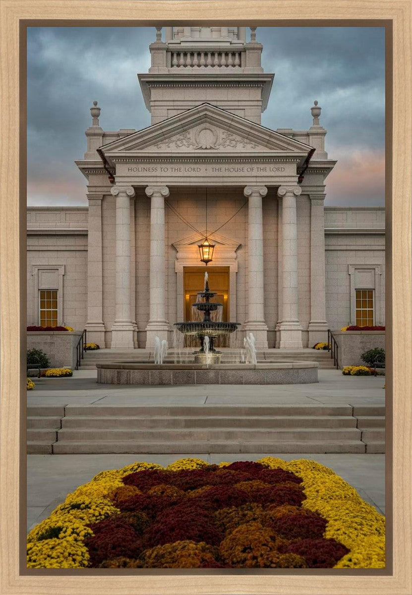 Hartford Temple Eternal Waters Gallery Wrap