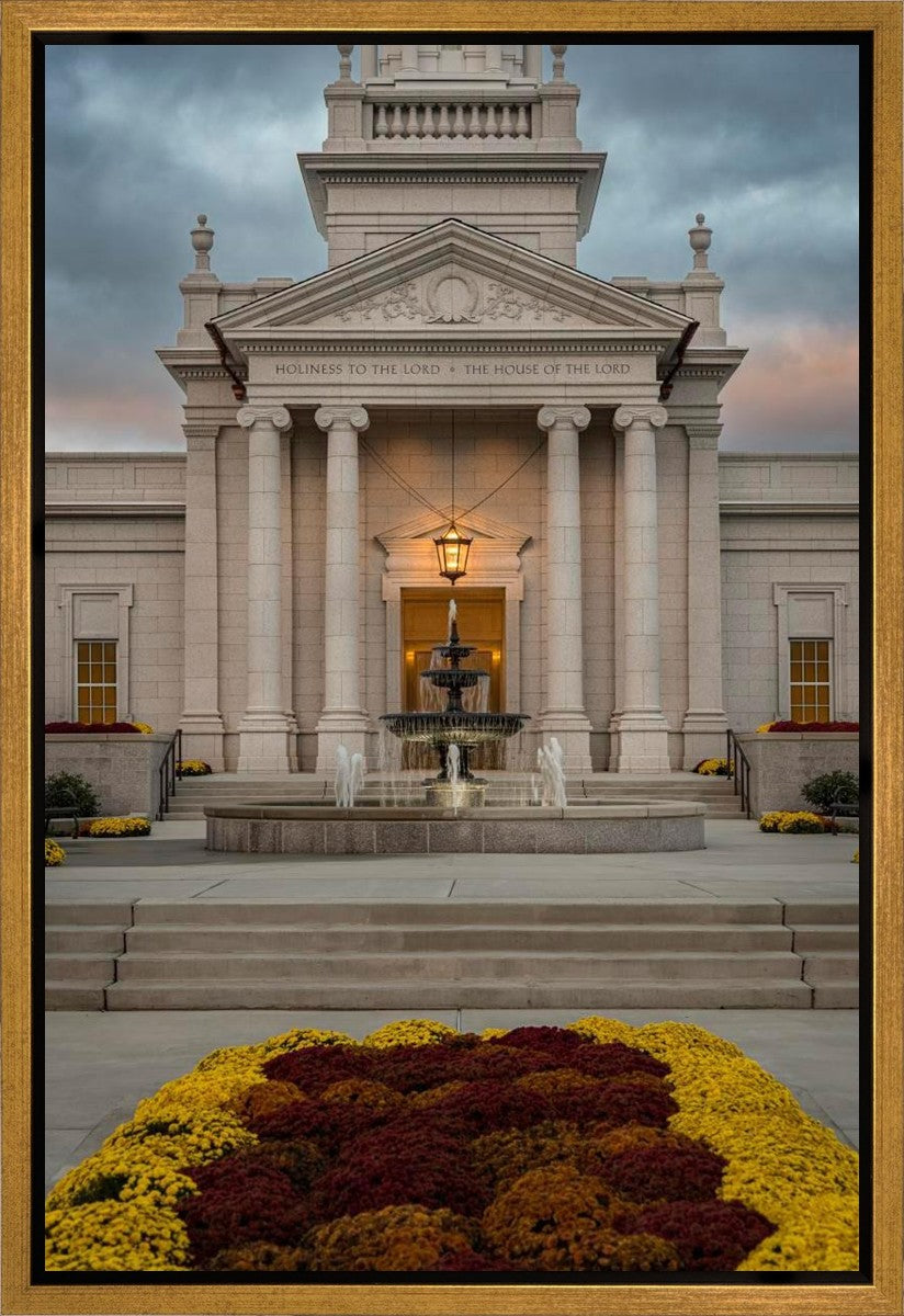 Hartford Temple Eternal Waters Gallery Wrap