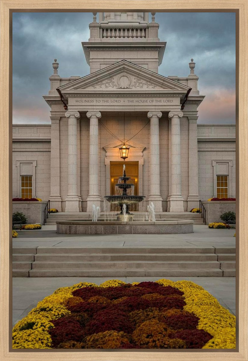 Hartford Temple Eternal Waters Gallery Wrap