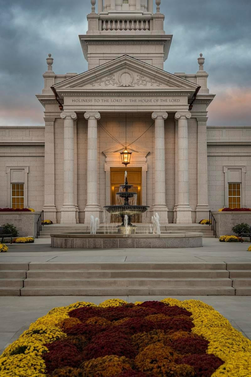 Hartford Temple Eternal Waters Gallery Wrap