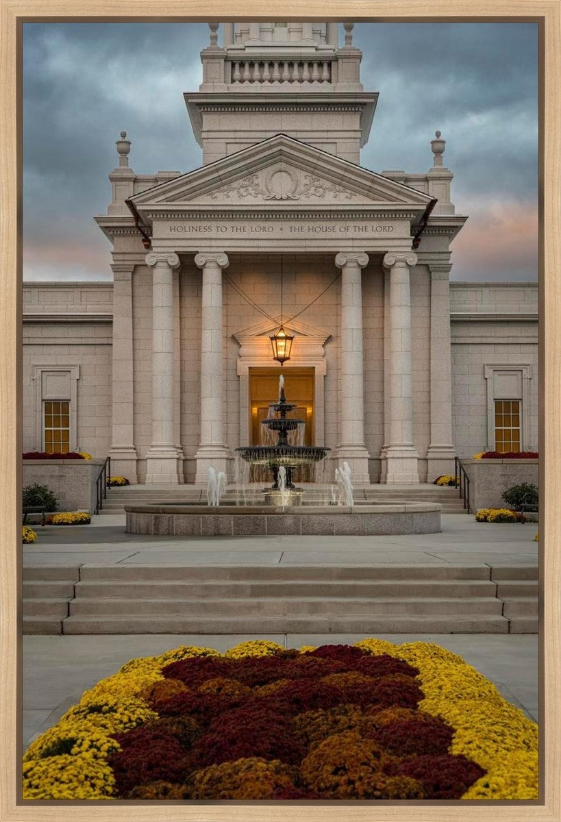 Hartford Temple Eternal Waters Gallery Wrap